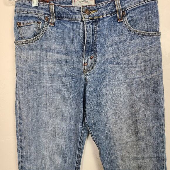 Levi Strauss Signature Jeans Womens 8 Stretch Mid Rise Bootcut Blue Denim Rodeo - Picture 11 of 14